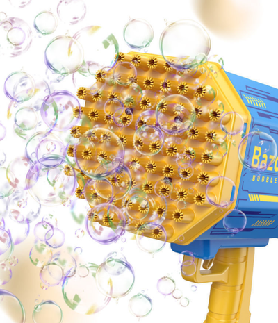 Pistola de Burbujas Automática 69 Agujeros con Luz LED - Juguete Infantil - Image 16