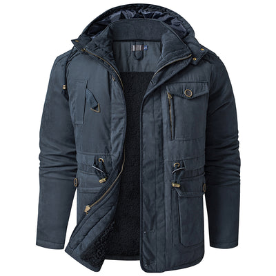 Abrigo de Algodón Acolchado Talla Grande para Hombre - Image 10