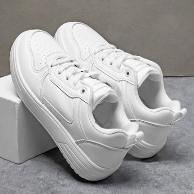 Zapatillas Blancas Para Parejas - Tenis Blancos Puros Para Hombre Primavera y Otoño - Image 26