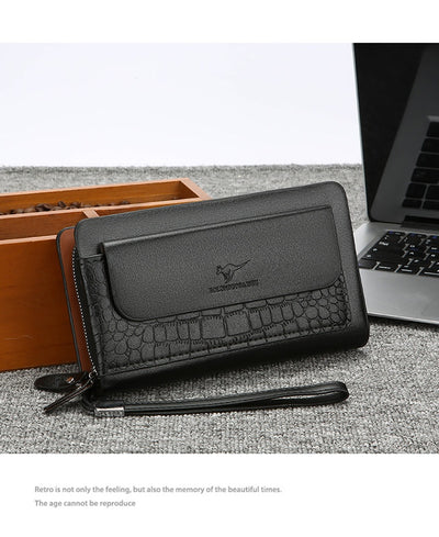 Maletín de Cuero Suave para Hombre con Múltiples Compartimentos - Image 36