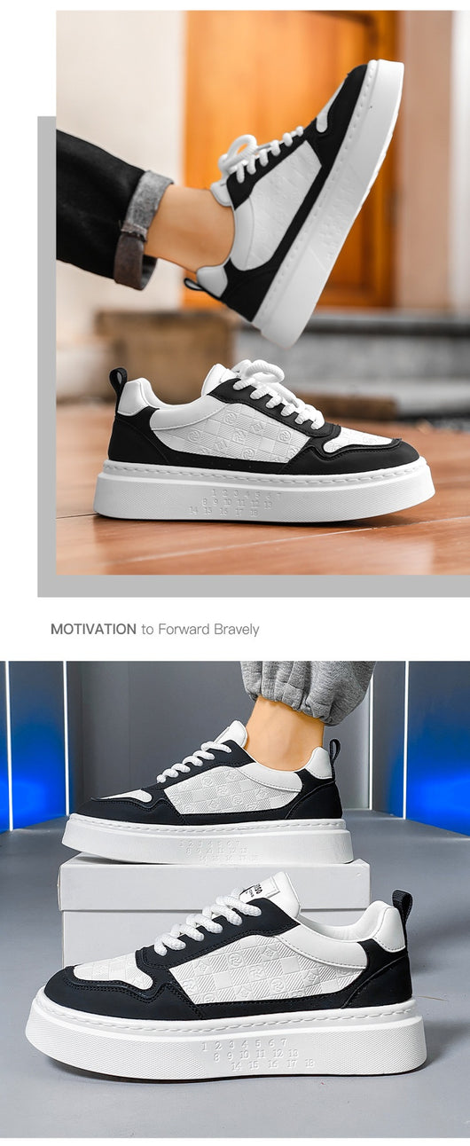 Tenis Blancos Casuales Elevadores de Altura para Hombre - Image 10