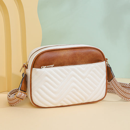 Bolsa Mensajera Cuadrada Estilo Europeo para Mujer
