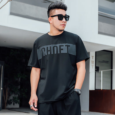 Camiseta Hombre Seda Manga Corta Suelta y Fresca - Estilo Moderno - Image 2