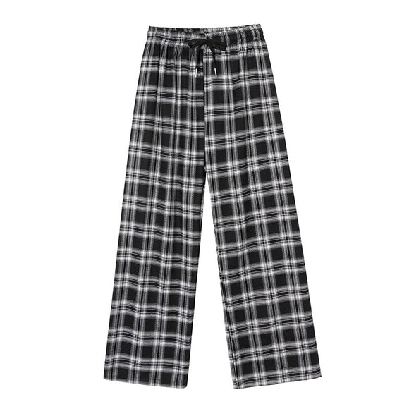 Pantalón Ancho Cintura Alta Drapeado Casual Tendencia