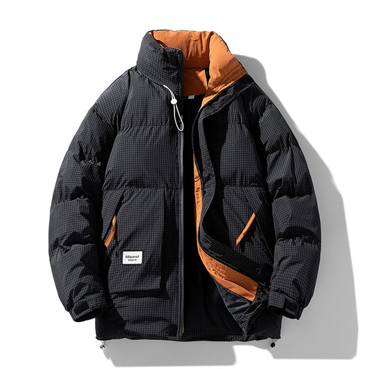 Abrigo de Algodón para Hombre con Forro Polar Acolchado
