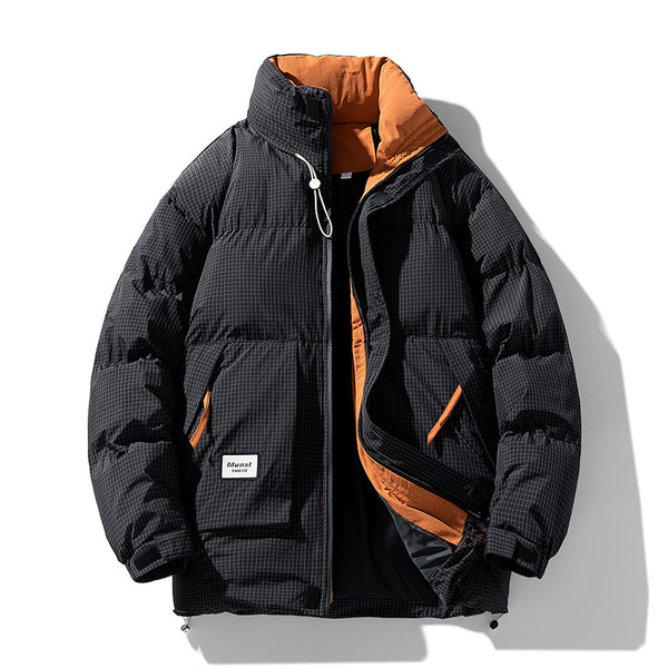 Abrigo de Algodón para Hombre con Forro Polar Acolchado