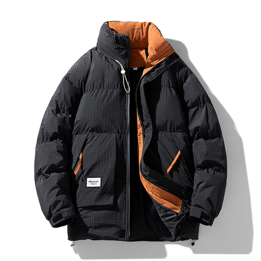 Abrigo de Algodón para Hombre con Forro Polar Acolchado