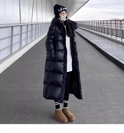 Chaqueta Acolchada Dorado Negro para Parejas - Diseño Elegante y Cálido - Image 14