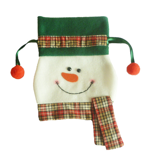 Bolsa de Regalo Navideña Muñeco de Nieve para Dulces - Image 3