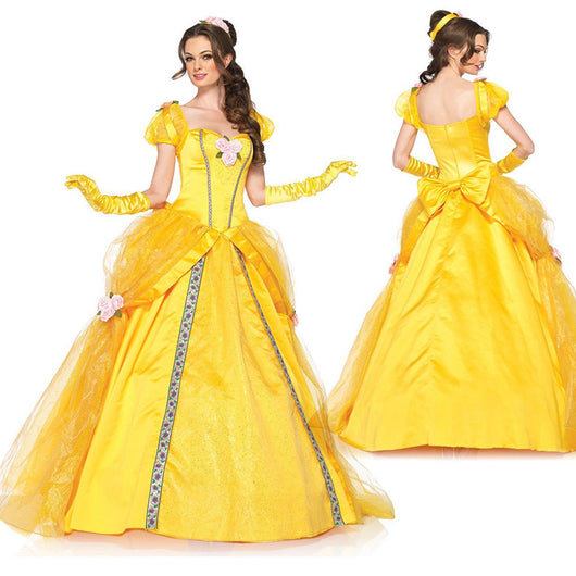 Vestido de Noche Bella y la Bestia - Disfraz de Mascarada Elegante - Image 7