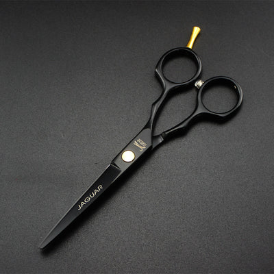 Tijeras Desfiladoras Profesionales Leopardo Plateado para Cortes con Flequillo - Image 8