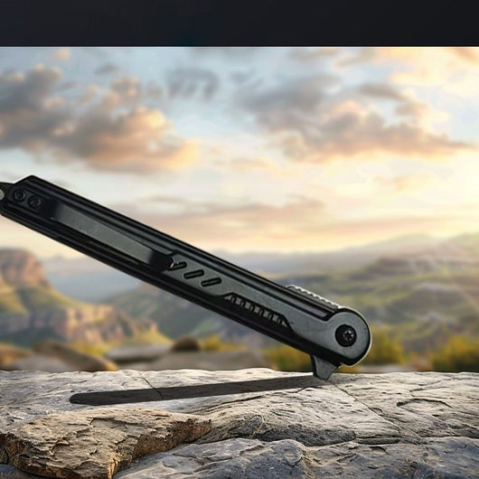 Navaja Plegable Mini de Acero para Aventuras al Aire Libre - Image 7