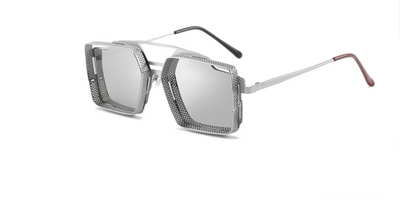Gafas de Sol Steampunk Vintage Calado Metal para Hombre - Image 20