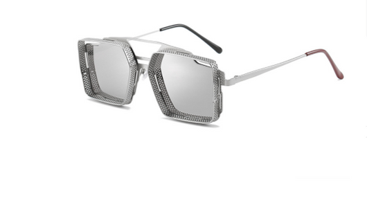 Gafas de Sol Steampunk Vintage Calado Metal para Hombre - Image 20