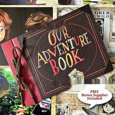 Cuaderno de Aventuras Retro en Papel Kraft con Correa - Image 4