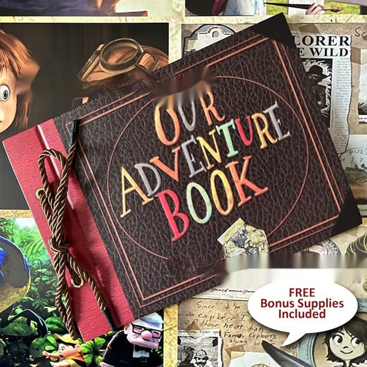 Cuaderno de Aventuras Retro en Papel Kraft con Correa - Image 4