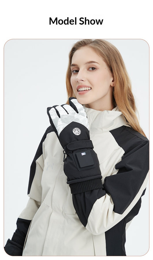 Guantes Térmicos para Ciclismo Eléctrico - Protección contra Frío y Viento - Image 11