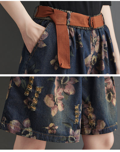 Shorts Anchos de Pierna Estampado para Mujer - Comodidad y Estilo - Image 10