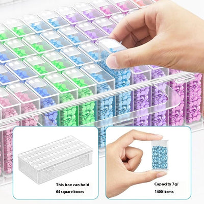Organizador de Cuentas Transparente con Clasificador de Perlas - Image 8