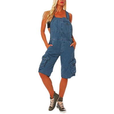 Pantalón Casual Mujer con Tirantes Tipo U-Collar - Image 5