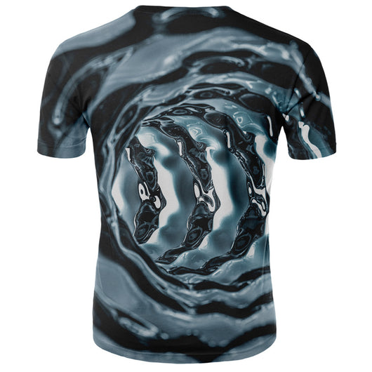 Playera de Hombre de Manga Corta con Impresión Digital 3D - Image 6