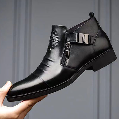 Botas Vaqueras para Hombre con Tacón Herradura y Grabado Reversible - Image 13