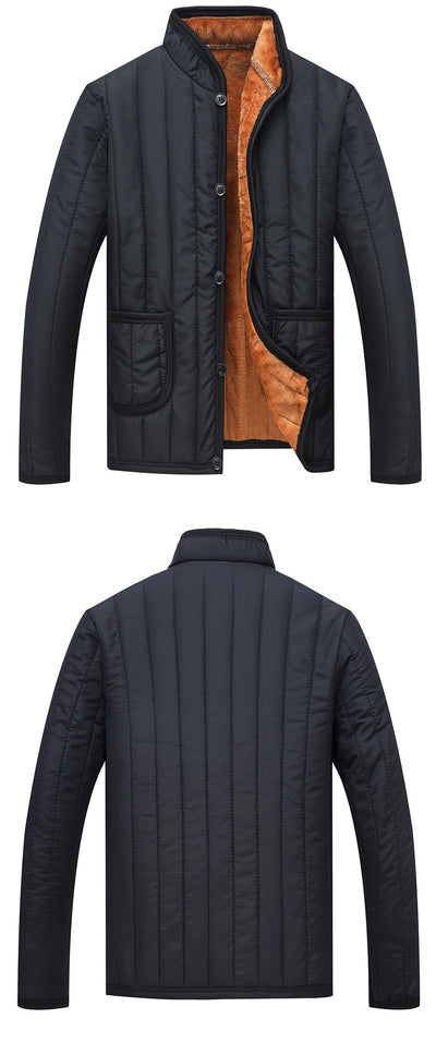 Chaqueta Acolchada para Hombre con Cuello de Pie - Image 8