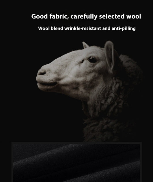 Abrigo de Lana Premium para Hombre Maduro - Estilo Solapa Clásica - Image 13