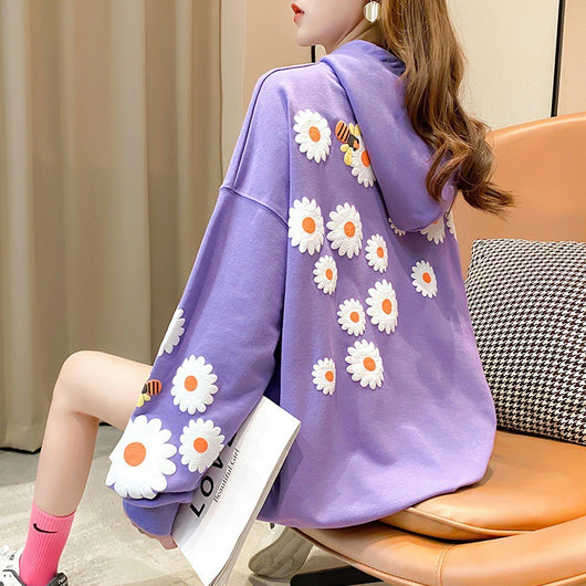 Sudadera Hoodie Estampada Ligera para Mujer - Image 6