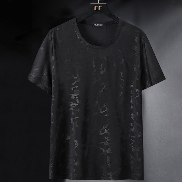 Camiseta Hombre Talla Grande Seda de Hielo Manga Corta