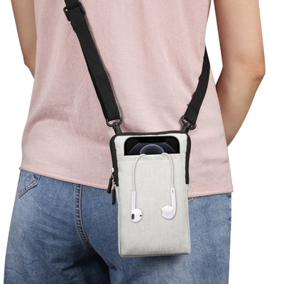 Bolsa Crossbody Diagonal Compacta de Color Sólido - Image 20