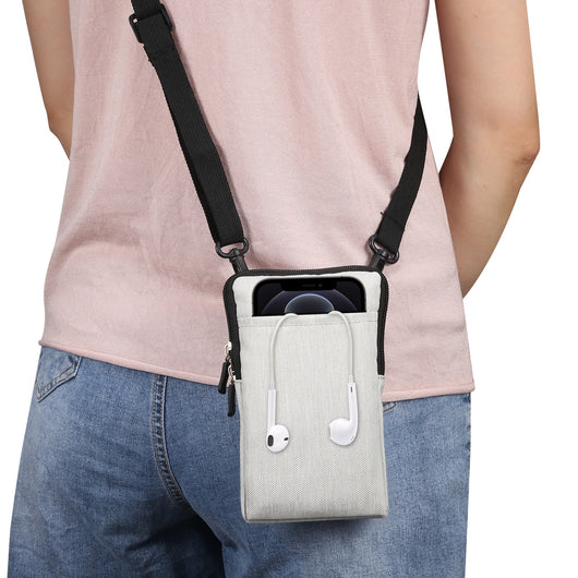 Bolsa Crossbody Diagonal Compacta de Color Sólido - Image 20