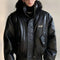 Chaqueta Térmica Acolchada con Cuello Doble en Patchwork