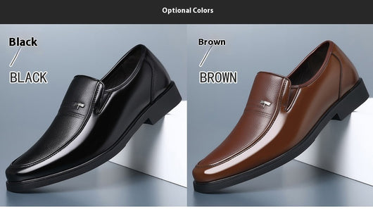 Zapatos de Cuero para Hombre Casual Negocios con Suela Flexible - Image 8