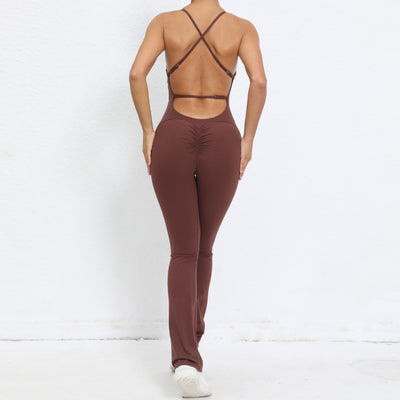 Jumpsuit Deportivo de Alta Intensidad con Tirantes Ajustables para Yoga - Image 10