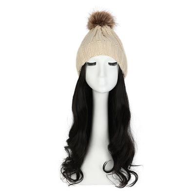 Gorro de Lana con Peluca Desmontable para Mujer - Image 17