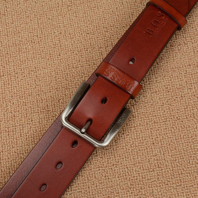 Cinturón de Cuero Genuino para Hombre con Hebilla de Pasador - Image 18