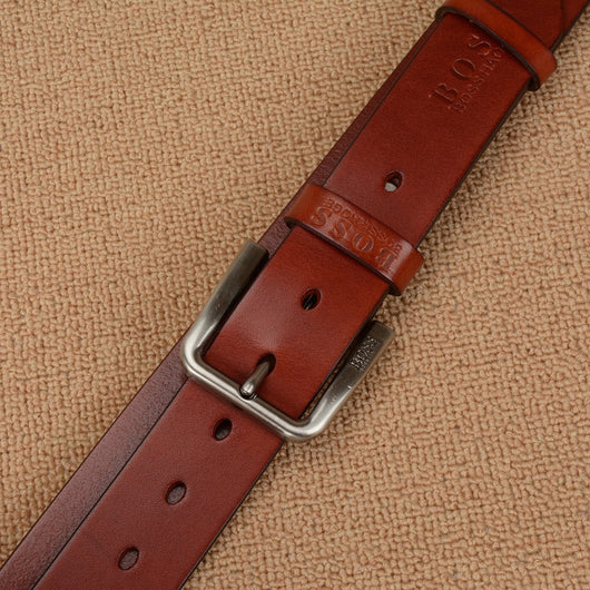 Cinturón de Cuero Genuino para Hombre con Hebilla de Pasador - Image 18