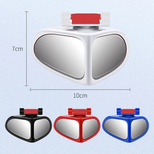 Espejo Auxiliar 360° para Auto - Visión Panorámica Doble Cara para Reversa y Puntos Ciegos - Image 8