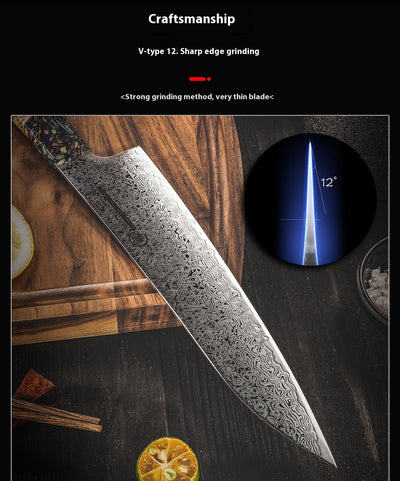 Cuchillo de Chef Damasco Acero Inoxidable Multiusos Profesional - Image 18
