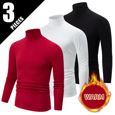Polera Térmica de Cuello Alto para Hombre - Abrigo Versátil de Invierno - Image 14