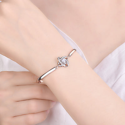 Pulsera de Plata Esterlina 925 con Trébol de Cuatro Hojas - Image 7