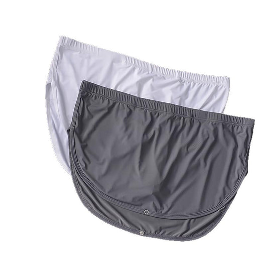 Shorts de Casa Tipo Bóxer en Seda de Hielo Cintura Baja para Hombre - Image 5