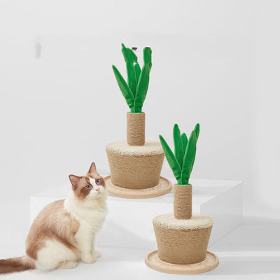 Árbol Rascador para Gatos con Diseño Maceta Floral