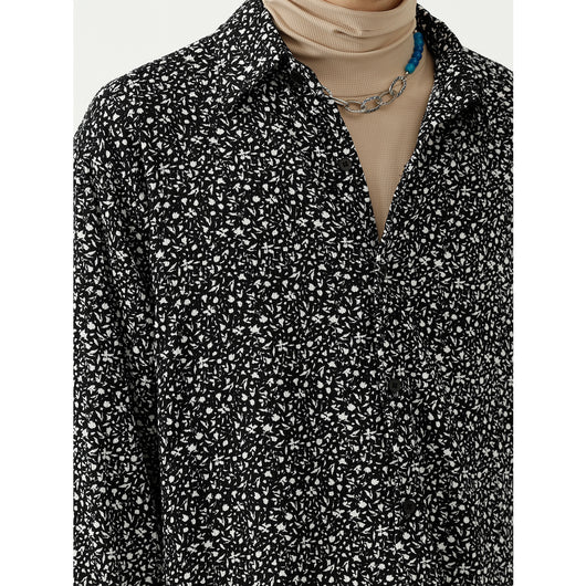 Camisa Suelta de Manga Larga para Hombre - Diseño Casual Moderno - Image 8