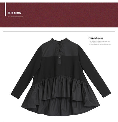 Blusa Entallada de Manga Larga con Patchwork para Bebé - Image 8