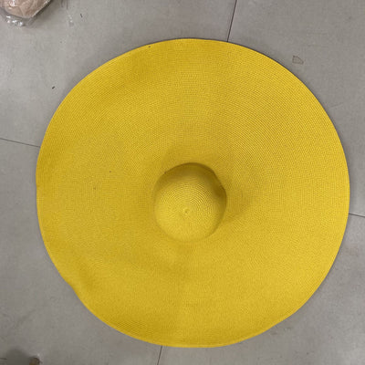 Sombrero de Paja para Playa y Viajes - Protección Solar Elegante - Image 2