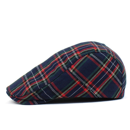 Gorra Pintor de Cuadros con Contraste a Cuadros para Mujer - Image 11