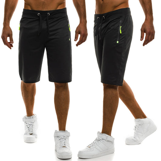 Pantalones Cortos Deportivos Camuflaje con Cremallera y Amarre - Image 2