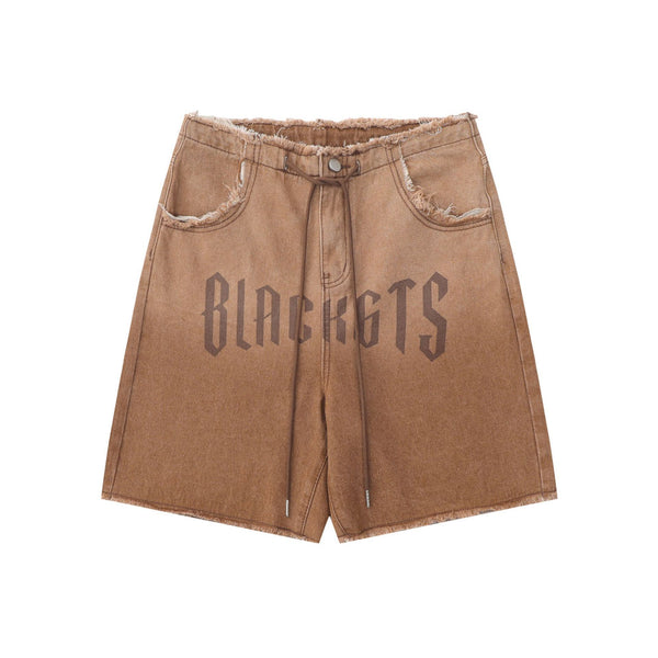 Shorts de Mezclilla Degradado Lavado para Hombre - Perfecto para Verano - Image 4